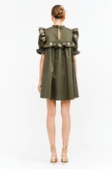 Sera Olive Dress: OLIVE / M