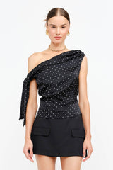 Celestine Top : BLACK / S