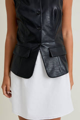 CONTRAST SKIRT MINI DRESS XS