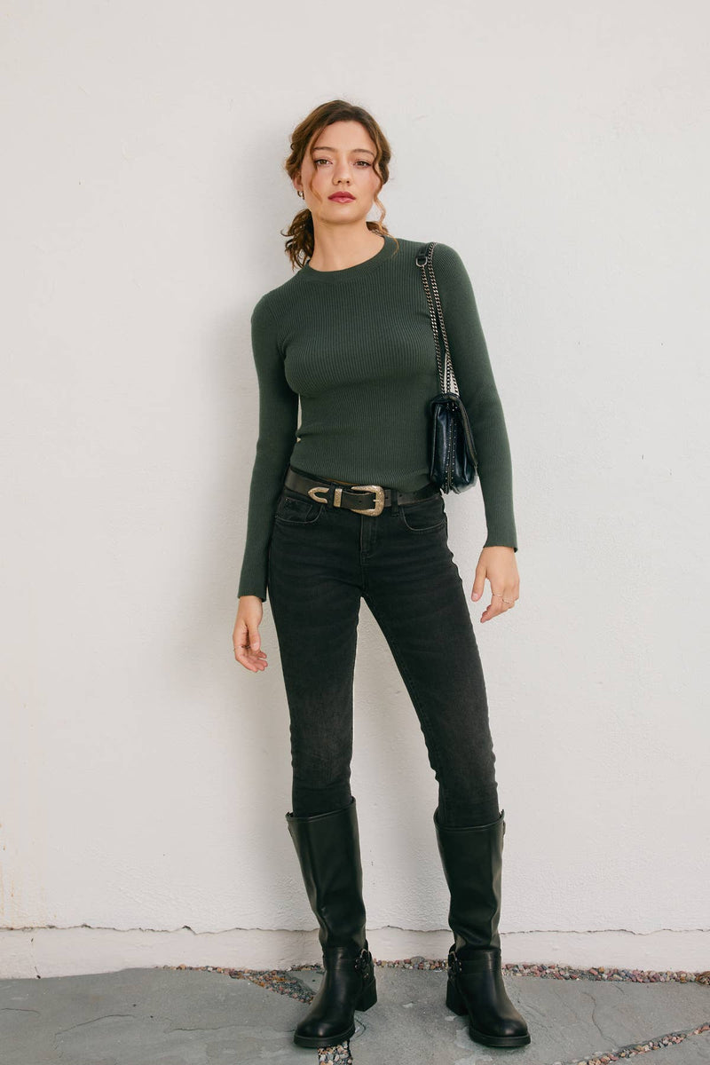 Anything Goes Crew Neck Light Sweater