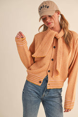 CARDIGAN: Red Burgundy / L
