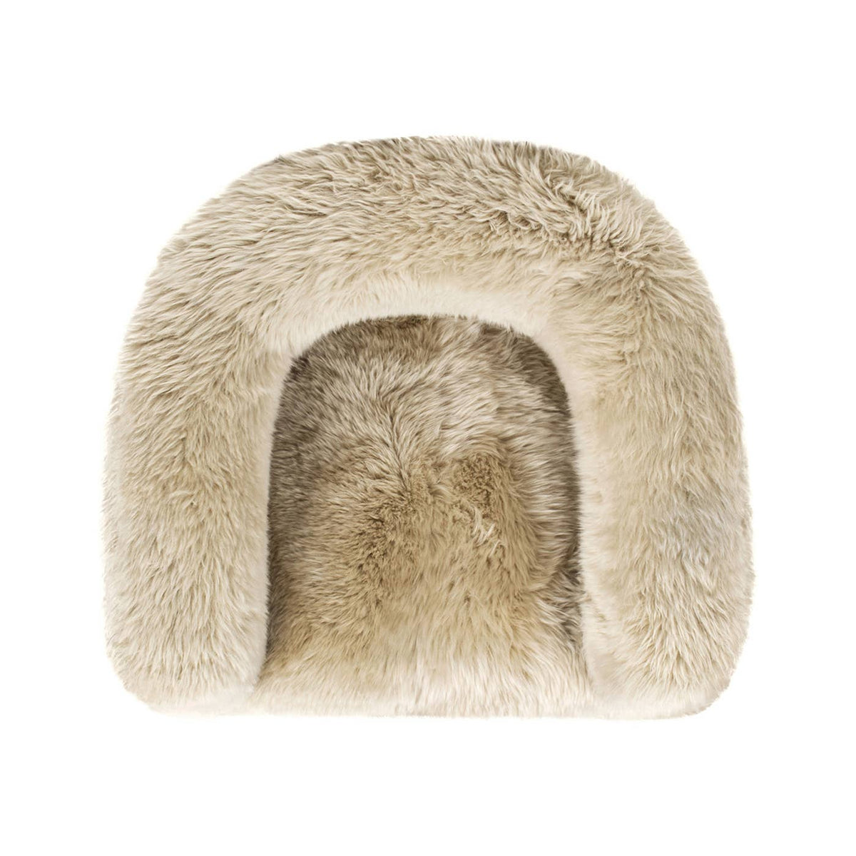 Avalon 35" Genuine Sheepskin Fur Split Barrel Back Chair