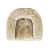 Avalon 35" Genuine Sheepskin Fur Split Barrel Back Chair