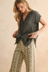 BUTTON DOWN SHIRTS: Black / L