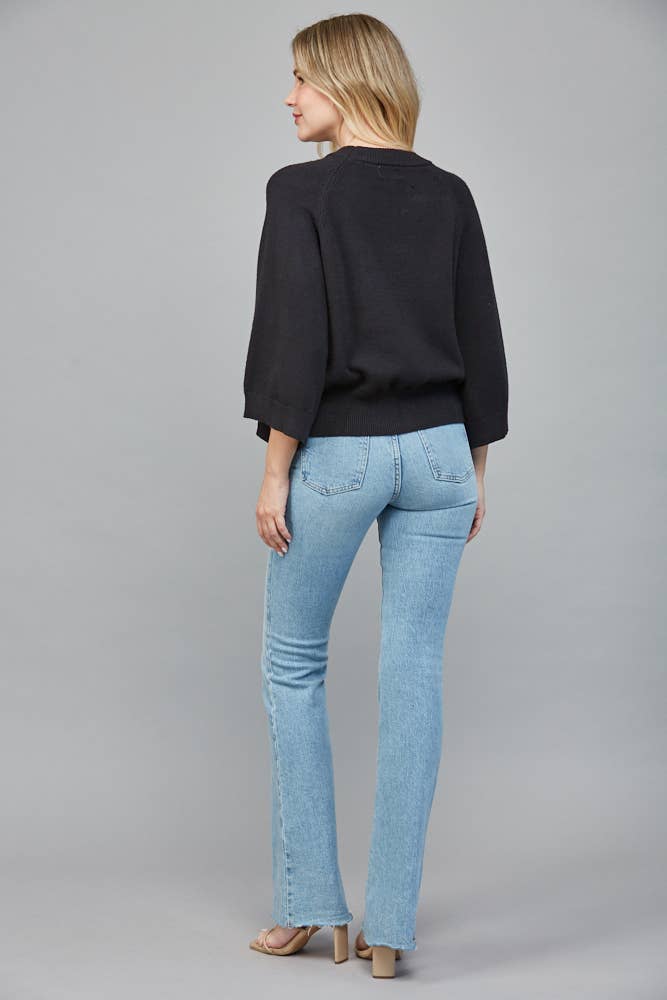 CREW NECK SWEATER CREAM / M