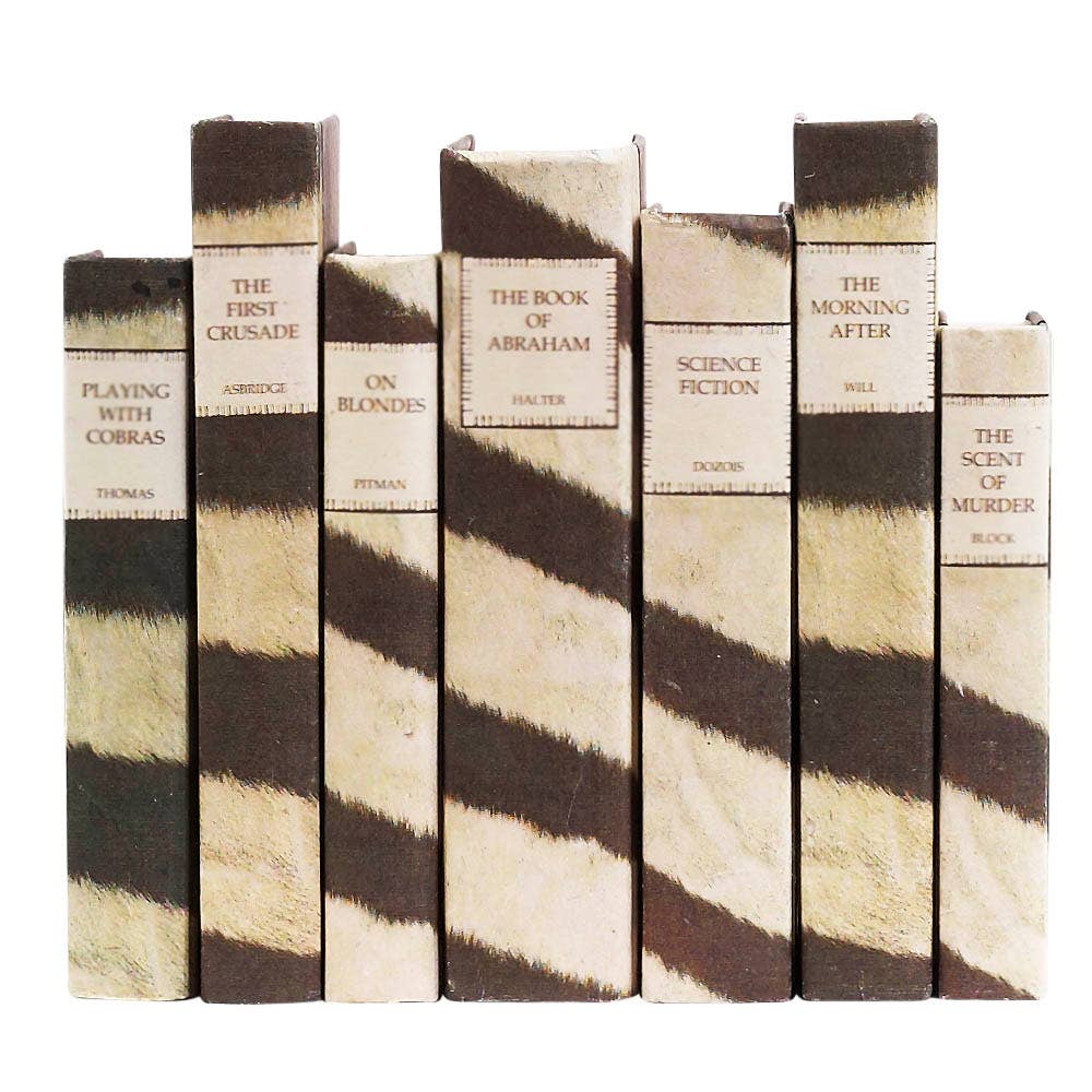 Zebra Stripes Book by Author with Off-White Cover