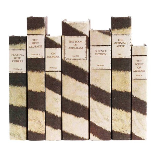 Zebra Stripes Book by Author with Off-White Cover