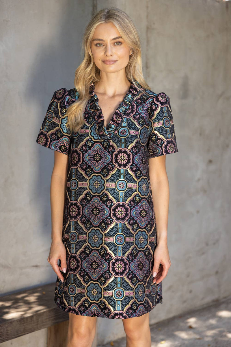 Mandala Jaquard Dress S