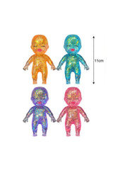 Glittered Doll Squeeze Squishy Stress Relief Toy