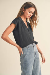 BUTTON DOWN SHIRTS: Black / L