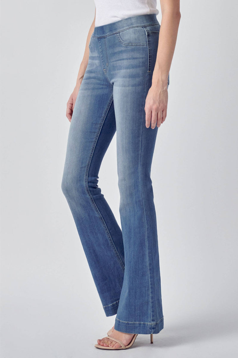 Medium Mid Rise Flare Jegging (open pack) [AB35324 sbs]: S