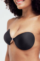 Push Up | Padded Adhesive Fabric Bra: No 3 Buff / A