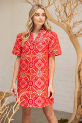 Mandala Jaquard Dress L