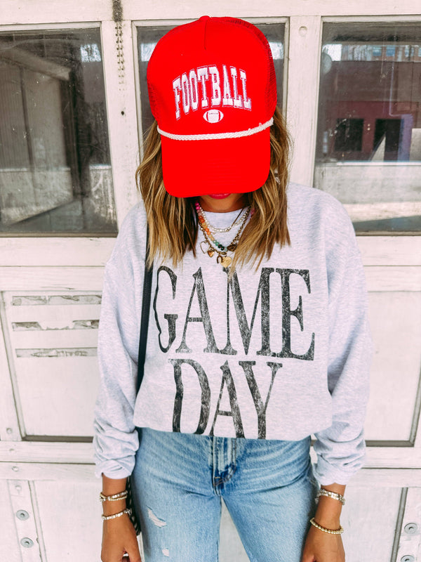 Game day sweatshirt - black: XL