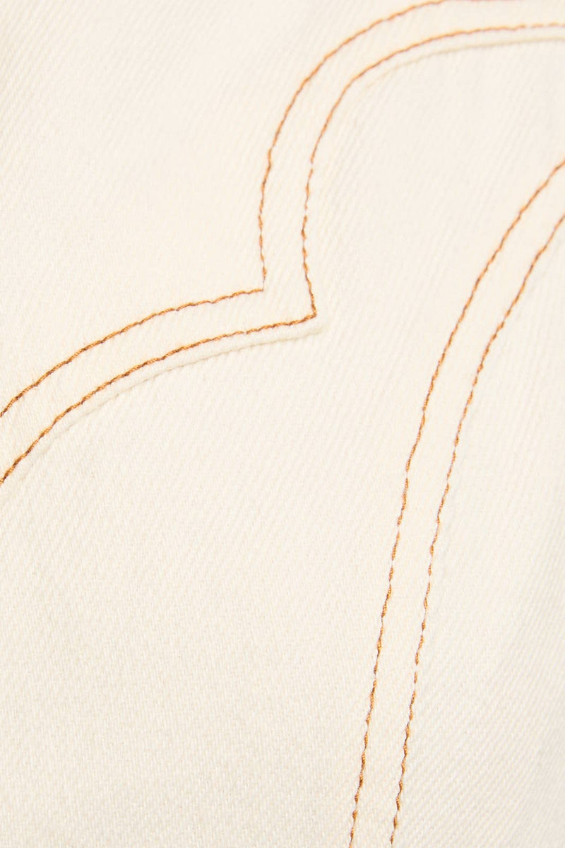 STITCH DETAIL BUTTON DOWN DRESS XS