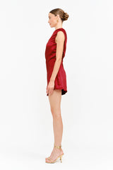 Topaz Dress: RED / XS