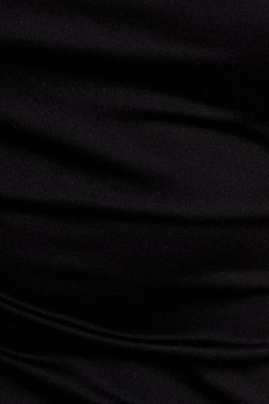 TWISTED SHOULDER DRESS: M