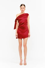 Topaz Dress: RED / S