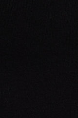 BOAT NECK RUFFLE HEM SWEATER DRESS: BURGUNDY-IVORY / S