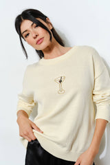 SORA MARTINI BEAD SWEATER - Trendy, Fun, Cozy: Charcoal / M