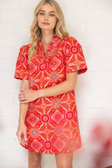 Mandala Jaquard Dress M