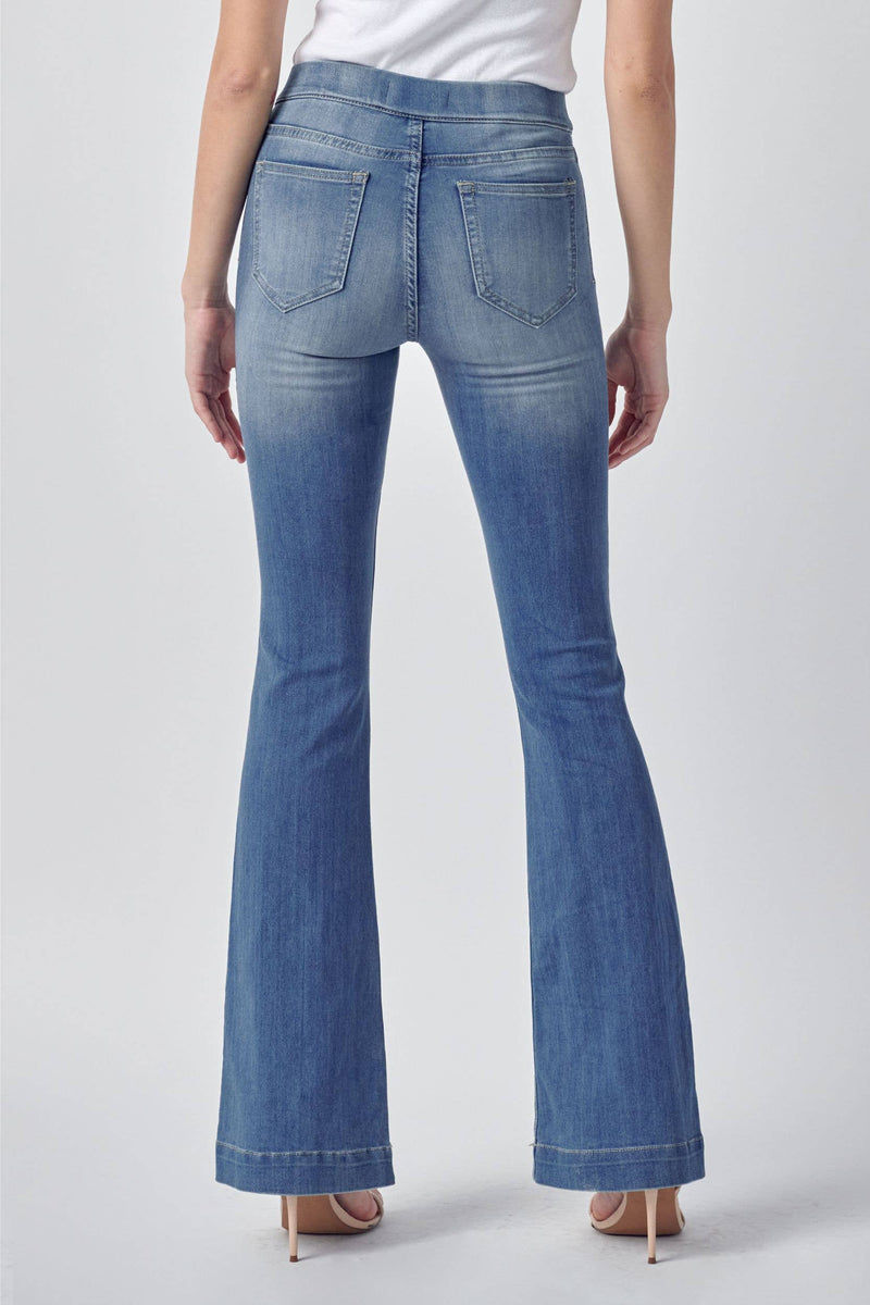 Medium Mid Rise Flare Jegging (open pack) [AB35324 sbs]: S