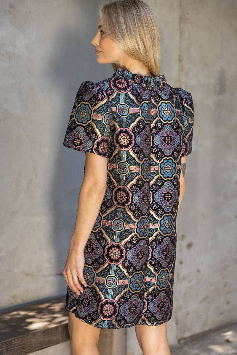 Mandala Jaquard Dress M