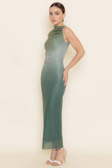OMBRE SLEEVELESS LONG DRESS/ M