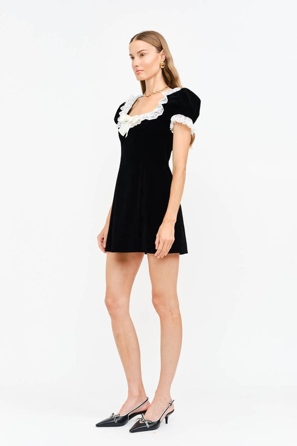 Valentina Dress : BLACK / S