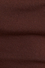 ASYMMETRICAL NECK SWEATER TOP: Ivory / M