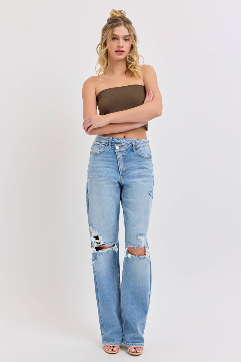 Super High Rise Dad Jean [AM18584RS-LTD]: 1