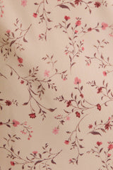 SWEETHEART MINI DRESS: BEIGE M