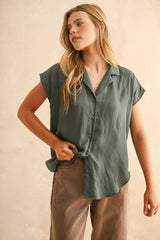 BUTTON DOWN SHIRTS: Black / L