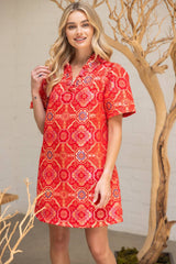 Mandala Jaquard Dress L