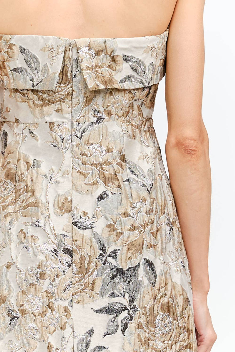 Isadora Dress: TAUPE / XS