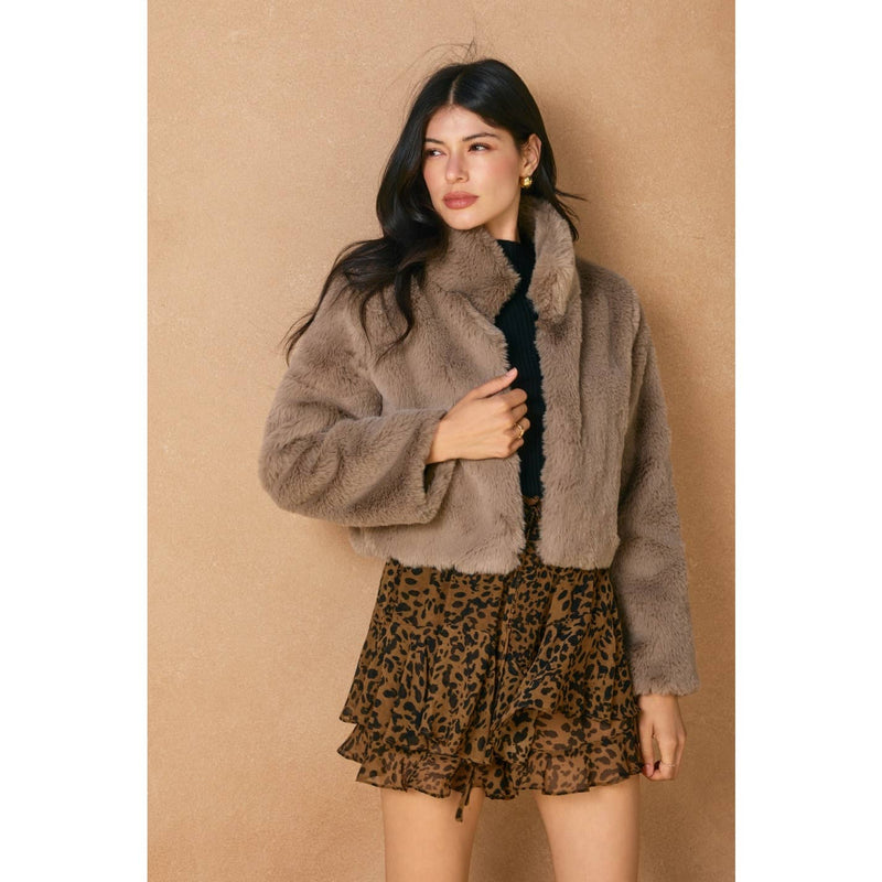 Grand Alpine Open Front Cropped Jacket
