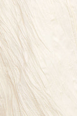 V-NECK WAIST SMOCKED AND RUFFLE DETAIL ROMPER: IVORY / L