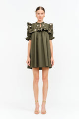 Sera Olive Dress: OLIVE / M