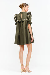 Sera Olive Dress: OLIVE / XS