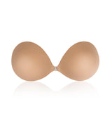 Push Up | Padded Adhesive Fabric Bra: No 3 Buff / B