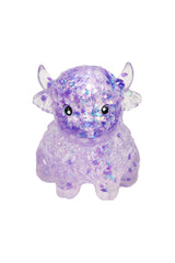 Highland Cow Glitter Maltose Putty Slime Filled Squishy Toy