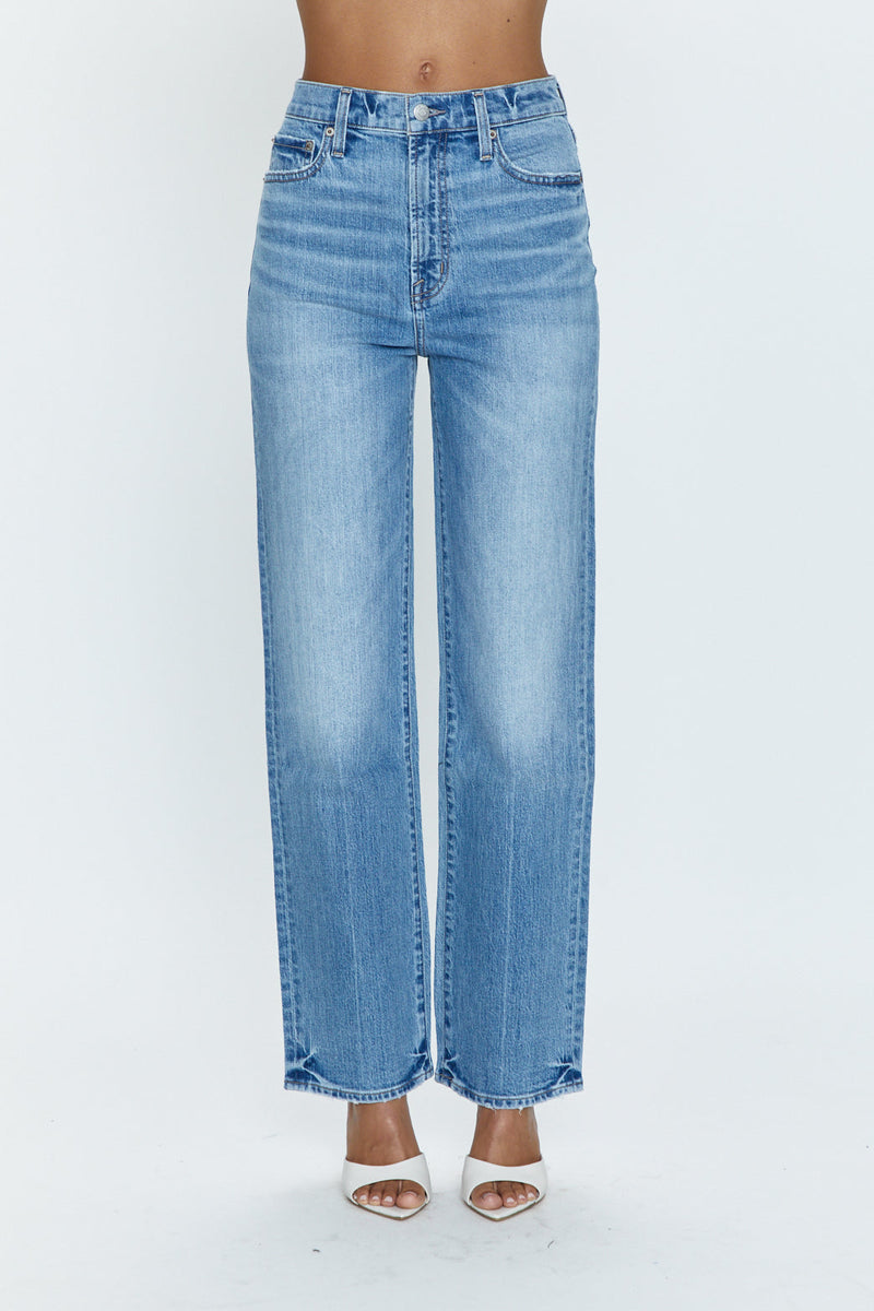 PISTOLA: CASSIE SUPER HIGH RISE STRAIGHT JEAN