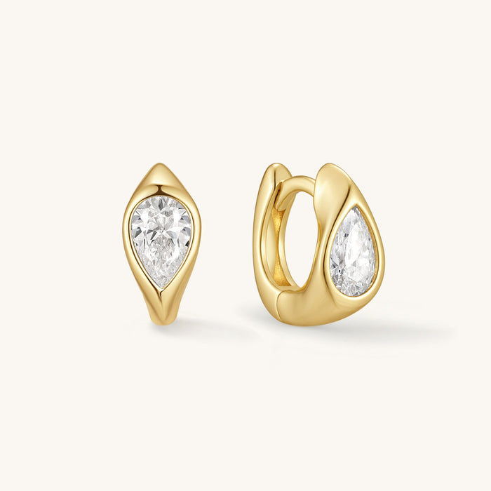 Pear Cut Huggies – York Laine